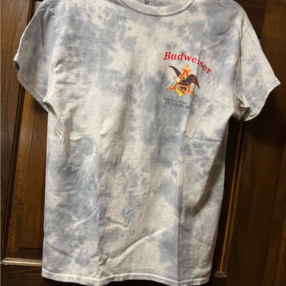 Budweiser T-Shirt - Gray and Red